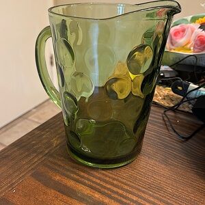Vintage green pitcher